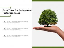Save trees for environment protection image