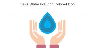 Save Water Pollution Colored Icon In Powerpoint Pptx Png And Editable Eps Format