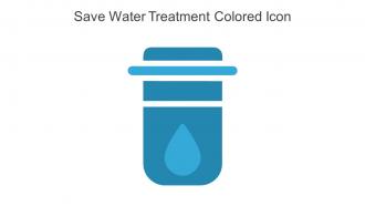 Save Water Treatment Colored Icon In Powerpoint Pptx Png And Editable Eps Format