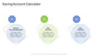 Saving Account Calculator In Powerpoint And Google Slides Cpb