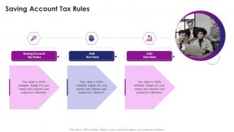 Saving Account Tax Rules In Powerpoint And Google Slides Cpb
