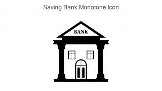 Saving Bank Monotone Icon In Powerpoint Pptx Png And Editable Eps Format