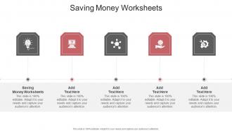 Saving Money Worksheets In Powerpoint And Google Slides Cpb