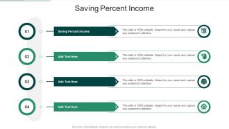 Saving Percent Income In Powerpoint And Google Slides Cpb