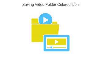 Saving Video Folder Colored Icon In Powerpoint Pptx Png And Editable Eps Format