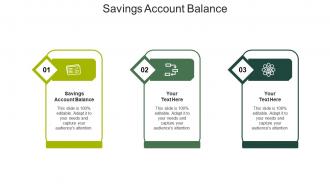 Savings account balance ppt powerpoint presentation outline professional cpb
