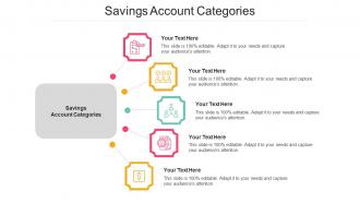Savings Account Categories Ppt Powerpoint Presentation Infographic Maker Cpb