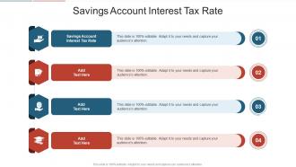 Savings Account Interest Tax Rate In Powerpoint And Google Slides Cpb
