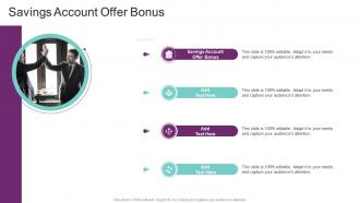 Savings Account Offer Bonus In Powerpoint And Google Slides Cpb
