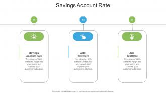 Savings Account Rate In Powerpoint And Google Slides Cpb