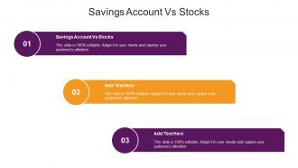 Savings Account Vs Stocks Ppt Powerpoint Presentation Inspiration Brochure Cpb