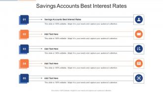 Savings Accounts Best Interest Rates In Powerpoint And Google Slides Cpb