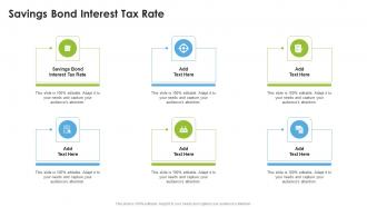Savings Bond Interest Tax Rate In Powerpoint And Google Slides Cpb