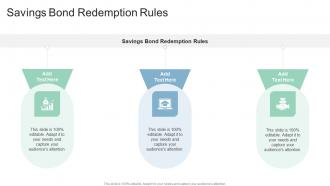 Savings Bond Redemption Rules In Powerpoint And Google Slides Cpb