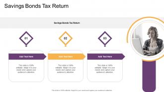 Savings Bonds Tax Return In Powerpoint And Google Slides Cpb