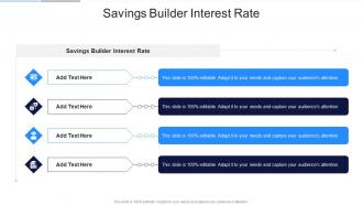 Savings Builder Interest Rate In Powerpoint And Google Slides Cpb