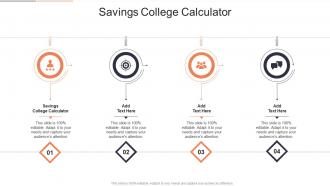 Savings College Calculator In Powerpoint And Google Slides Cpb