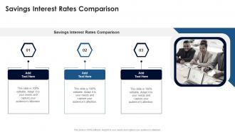 Savings Interest Rates Comparison In Powerpoint And Google Slides Cpb