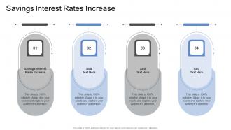 Savings Interest Rates Increase In Powerpoint And Google Slides Cpb