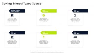Savings Interest Taxed Source In Powerpoint And Google Slides Cpb