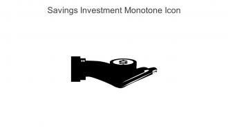 Savings Investment Monotone Icon In Powerpoint Pptx Png And Editable Eps Format