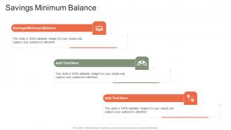 Savings Minimum Balance In Powerpoint And Google Slides Cpb