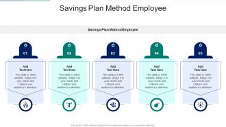 Savings Plan Method Employee In Powerpoint And Google Slides Cpb