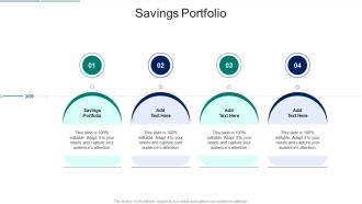 Savings Portfolio In Powerpoint And Google Slides Cpb