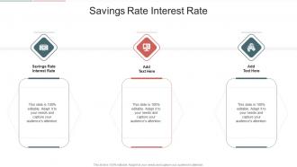 Savings Rate Interest Rate In Powerpoint And Google Slides Cpb