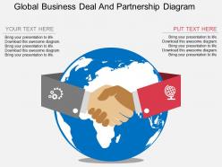 sb Global Business Deal And Partnership Diagram Flat Powerpoint Design