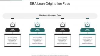 SBA Loan Origination Fees In Powerpoint And Google Slides Cpb