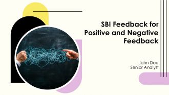 SBI Feedback For Positive And Negative Feedback PPT Sample AT