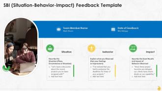 SBI Situation Behavior Impact Feedback Model Training Ppt Slides Template