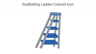 Scaffolding Ladder Colored Icon In Powerpoint Pptx Png And Editable Eps Format