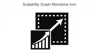 Scalability Graph Monotone Icon In Powerpoint Pptx Png And Editable Eps Format