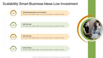 Scalability Smart Business Ideas Low Investment In Powerpoint And Google Slides Cpb
