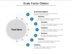 Scale factor dilation ppt powerpoint presentation outline skills cpb