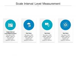 Scale interval level measurement ppt powerpoint presentation professional pictures cpb