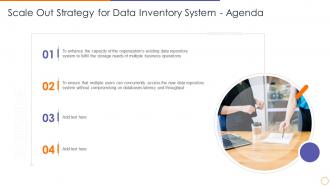 Scale out strategy for data inventory system agenda