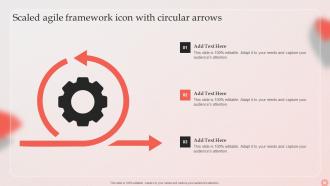 Scaled Agile Framework Icon With Circular Arrows