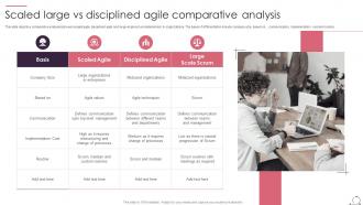 Scaled Large Vs Disciplined Agile Comparative Analysis