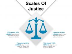 Scales Of Justice PowerPoint Slide