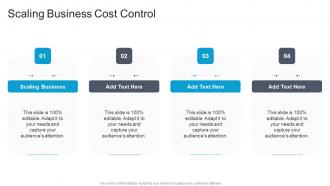 Scaling Business Cost Control In Powerpoint And Google Slides Cpb