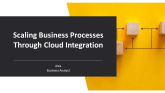 Scaling Business Processes Through Cloud Integration PPT Demonstration AT
