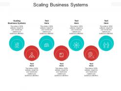 Scaling business systems ppt powerpoint presentation inspiration pictures cpb