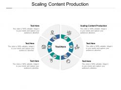 Scaling content production ppt powerpoint presentation styles infographics cpb