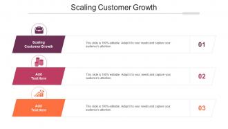 Scaling Customer Growth Ppt Powerpoint Presentation Icon Visuals Cpb