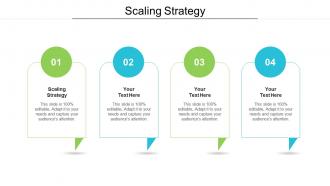 Scaling strategy ppt powerpoint presentation styles template cpb
