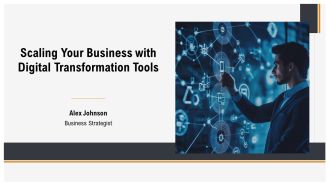 Scaling Your Business With Digital Transformation Tools PPT Example AT