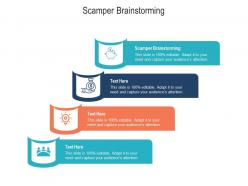 Scamper brainstorming ppt powerpoint presentation styles display cpb